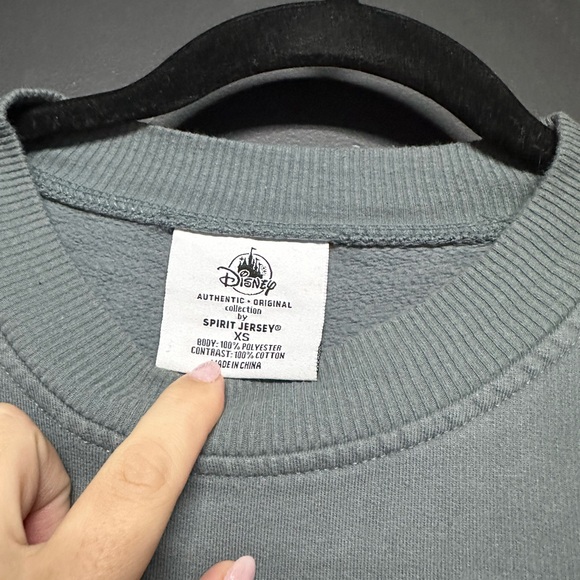 Disney Mickey Mouse Velour Spirt Jersey Walt Disney World XS NWOT - Picture 3 of 4